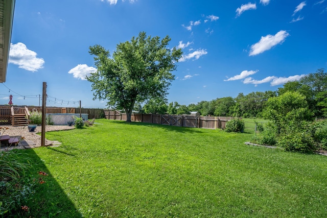 1035 Scenic View Rd, Ozark, MO 65721 - fenced backyard featuring a deck