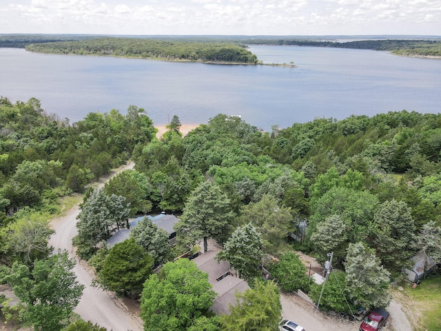 26015 County Road 262, Hermitage, MO 65668 - aerial view of a nearby body of water and a heavily wooded area