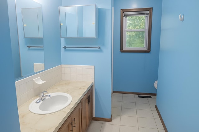 114 S Pinewood Ave, Republic, MO 65738 - bathroom with vanity and tile patterned floors