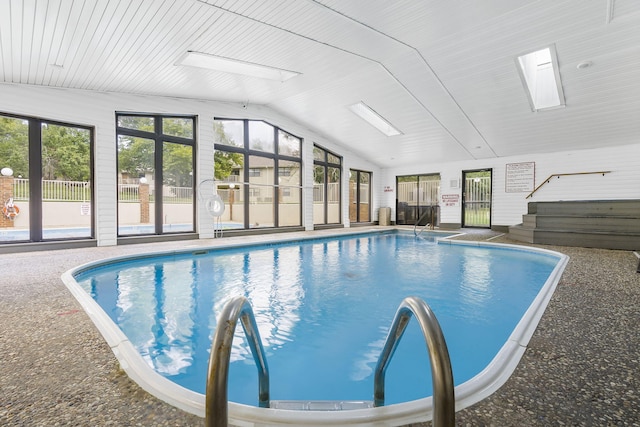 350 Wildwood Dr S Unit 31, Branson, MO 65616 - indoor pool featuring a skylight