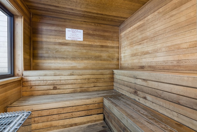 350 Wildwood Dr S Unit 31, Branson, MO 65616 - sauna featuring wood walls and wooden ceiling