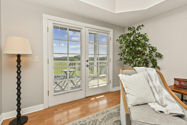 180 Grace Chapel Rd Unit 220, Blue Eye, MO 65611 - living area featuring wood finished floors and baseboards