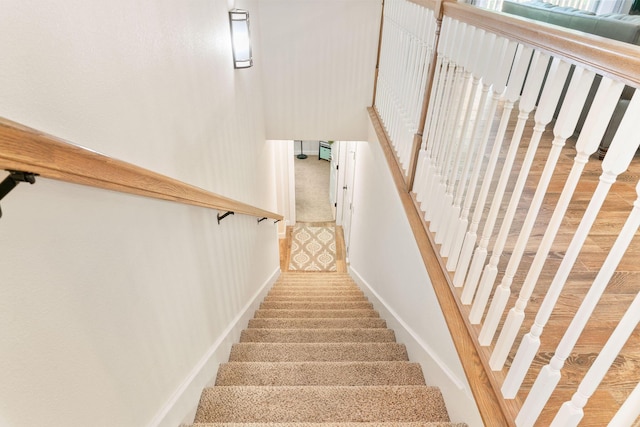 1865 Morningside Falls Blvd, Blue Eye, MO 65611 - stairs featuring carpet and baseboards