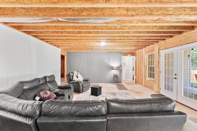 1865 Morningside Falls Blvd, Blue Eye, MO 65611 - living area featuring french doors