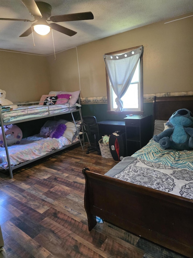 206 Ada St, Greenfield, MO 65661 - bedroom featuring wood finished floors and a ceiling fan