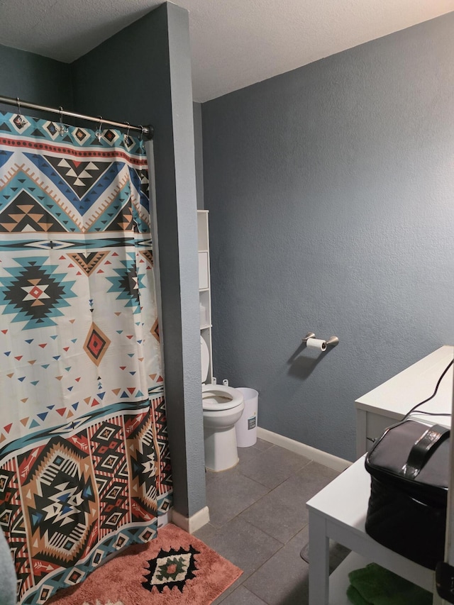 206 Ada St, Greenfield, MO 65661 - bathroom with tile patterned flooring and curtained shower