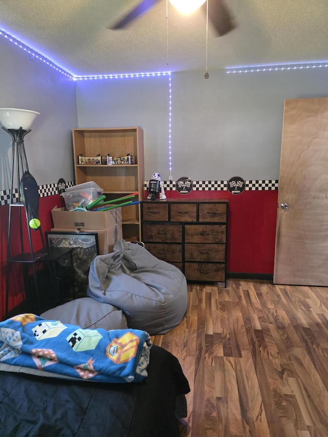 206 Ada St, Greenfield, MO 65661 - bedroom featuring wood finished floors and ceiling fan