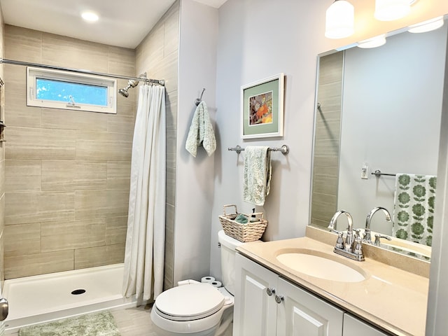 25795 Canyon Dr, Hermitage, MO 65668 - bathroom featuring vanity and a tile shower