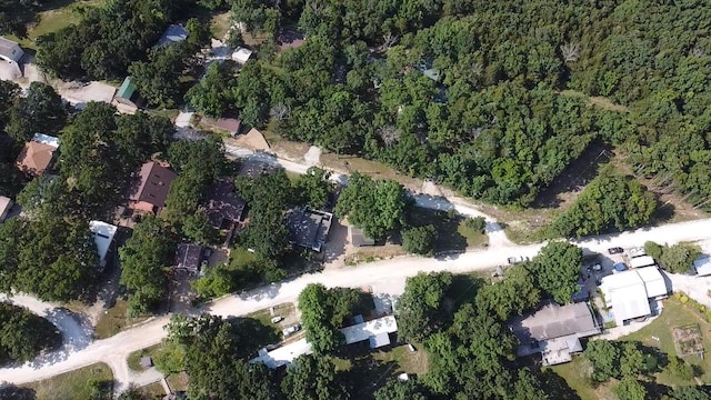 25795 Canyon Dr, Hermitage, MO 65668 - aerial view of property and surrounding area with nearby suburban area