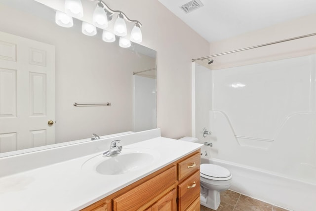 604 N Ellen St, Nixa, MO 65714 - full bath featuring vanity, shower / bath combination, and tile patterned flooring