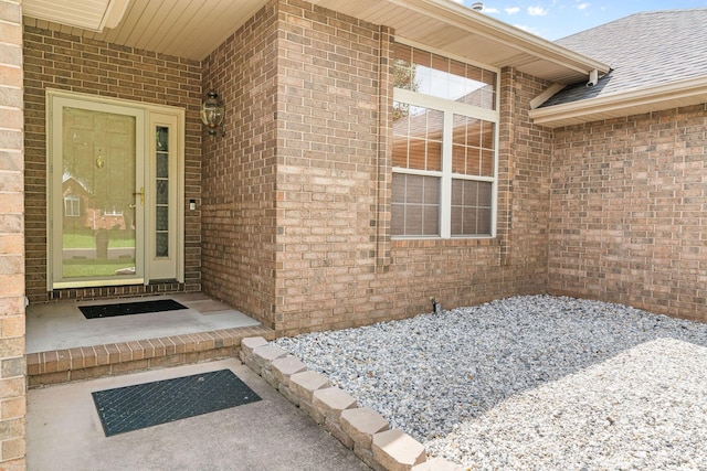 604 N Ellen St, Nixa, MO 65714 - entrance to property with brick siding and a shingled roof