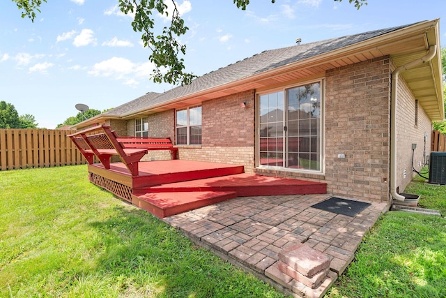 604 N Ellen St, Nixa, MO 65714 - view of wooden deck