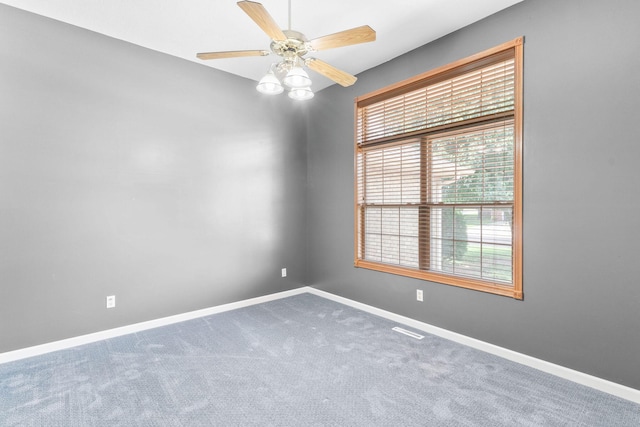 604 N Ellen St, Nixa, MO 65714 - carpeted empty room featuring ceiling fan and baseboards