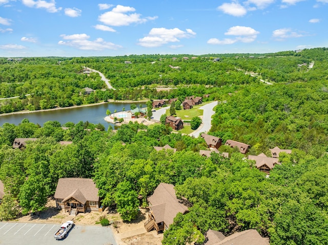 23 Olivia Ct Unit 103A, Branson West, MO 65737 - aerial view of a heavily wooded area and a nearby body of water