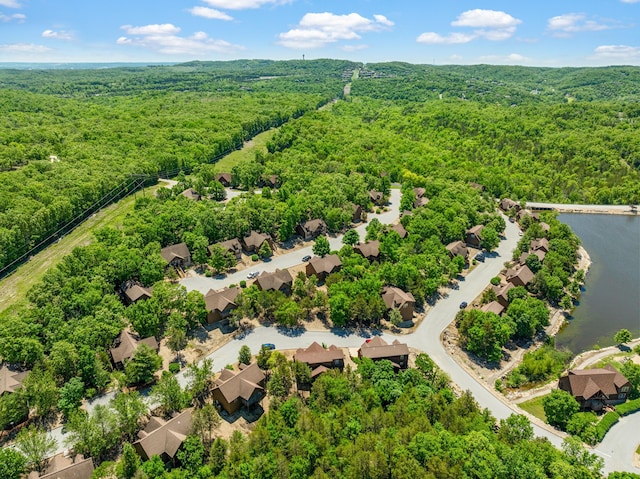 23 Olivia Ct Unit 103A, Branson West, MO 65737 - aerial view of residential area with a heavily wooded area and a large body of water