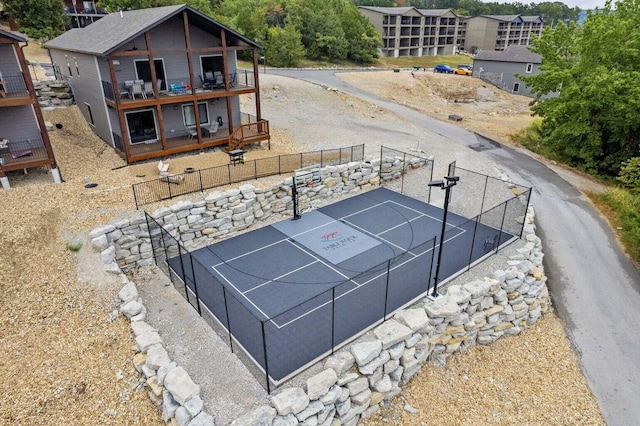 208 Jax Trl, Branson, MO 65616 - exterior space with a tennis court