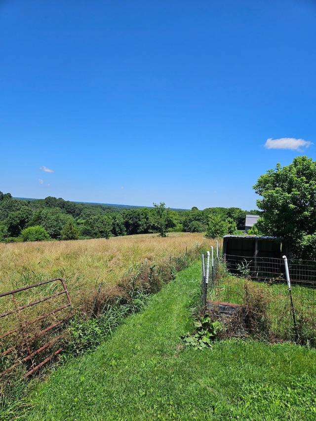 289 Backyard St, Crane, MO 65633 - view of yard featuring a view of countryside