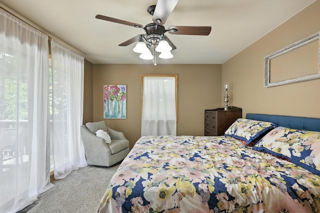 22562 Air Park Dr, Golden, MO 65658 - carpeted bedroom featuring ceiling fan