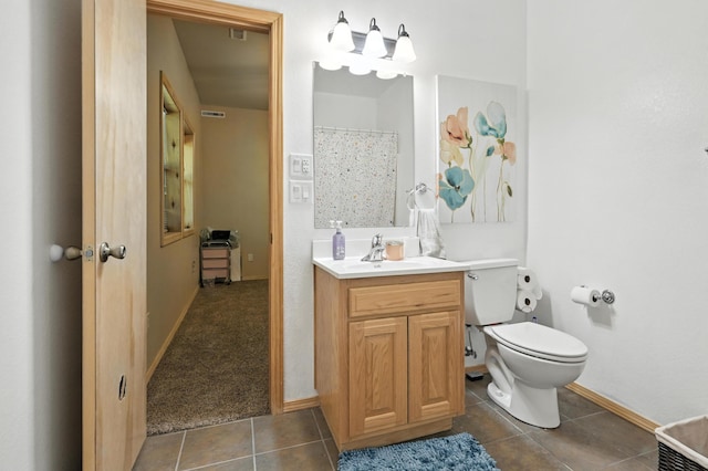 22562 Air Park Dr, Golden, MO 65658 - bathroom featuring vanity and tile patterned floors