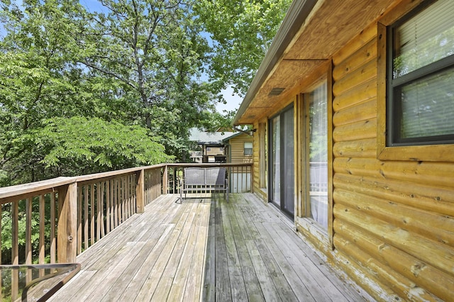 22562 Air Park Dr, Golden, MO 65658 - view of wooden deck