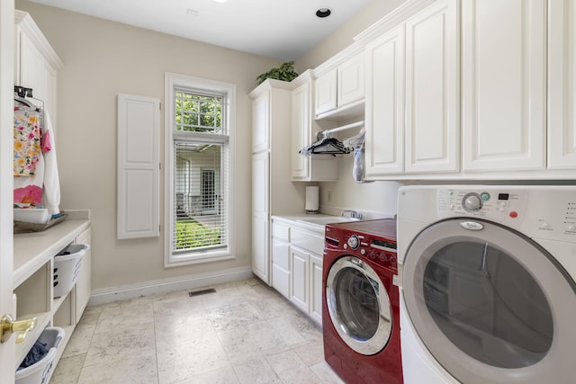 318 S Farm Rd Unit 193, Springfield, MO 65809 - washroom featuring washing machine and dryer and cabinet space