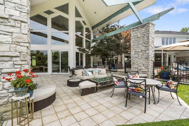 318 S Farm Rd Unit 193, Springfield, MO 65809 - view of patio / terrace with an outdoor living space