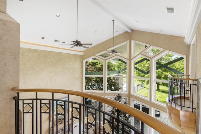 318 S Farm Rd Unit 193, Springfield, MO 65809 - detailed view of beam ceiling and a ceiling fan