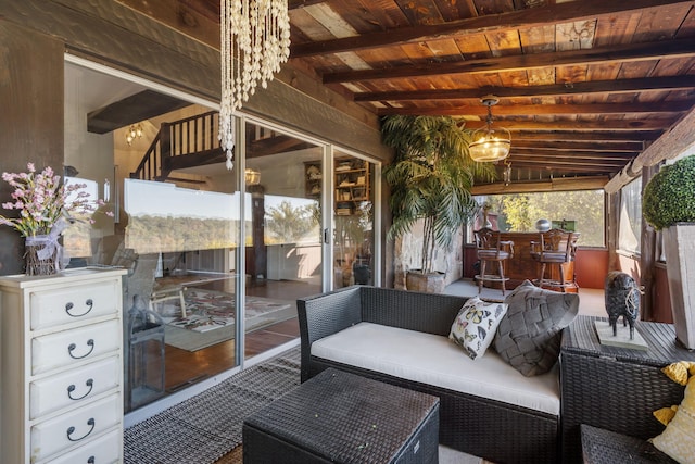 196 Lakeside Way, Forsyth, MO 65653 - deck featuring an outdoor hangout area