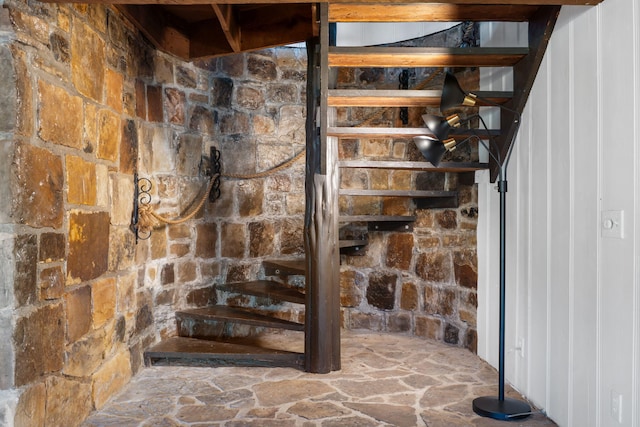 196 Lakeside Way, Forsyth, MO 65653 - stairs with stone flooring