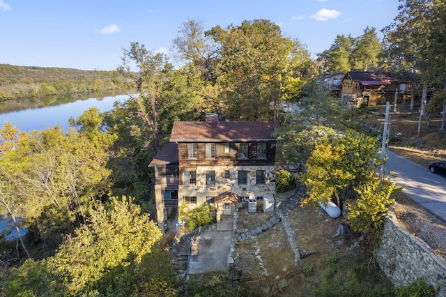 196 Lakeside Way, Forsyth, MO 65653 - view of property location featuring a large body of water and a heavily wooded area