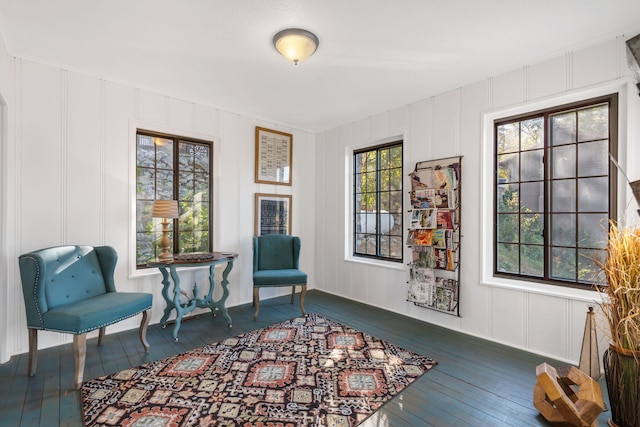 196 Lakeside Way, Forsyth, MO 65653 - sitting room with a decorative wall and dark wood-type flooring