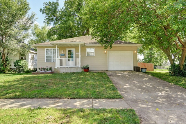 1130 W Chase St, Springfield, MO 65803 - view of front of home featuring a garage, a porch, and driveway