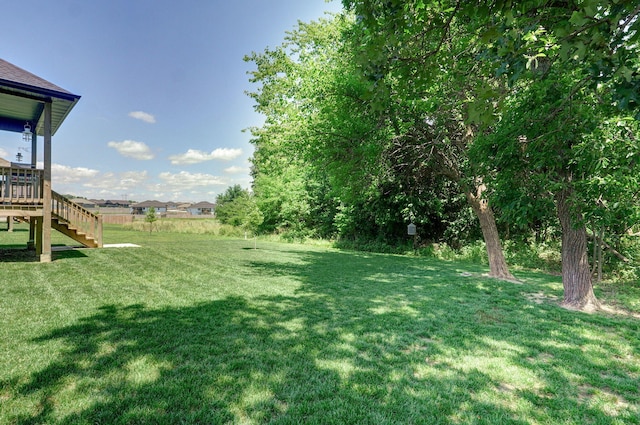 653 W Arbor Glenn Dr, Nixa, MO 65714 - view of green lawn with stairs