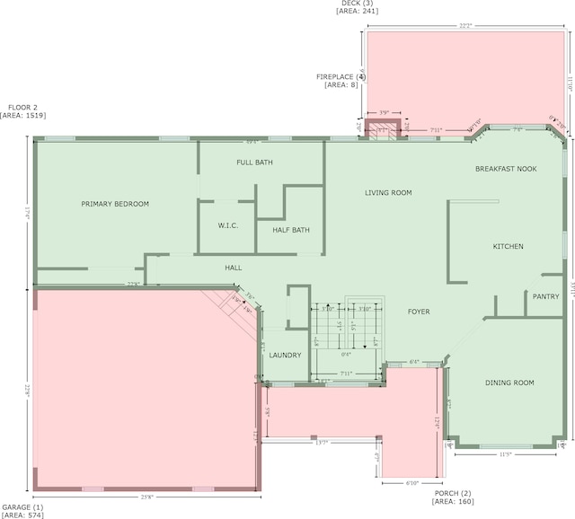 1190 E Headley St, Springfield, MO 65803 - view of floor plan / room layout