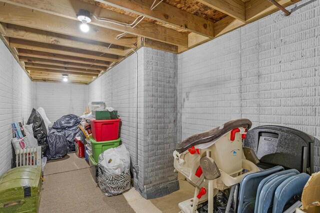 1190 E Headley St, Springfield, MO 65803 - unfinished basement featuring carpet floors