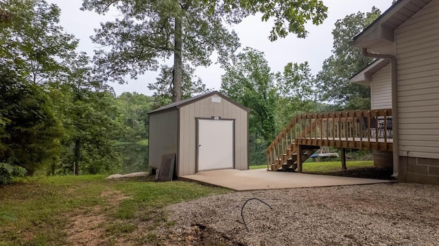 24 Oniatara Ln, Cherokee Village, AR 72529 - view of shed featuring stairway
