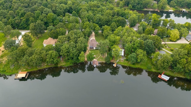 24 Oniatara Ln, Cherokee Village, AR 72529 - drone / aerial view of a large body of water