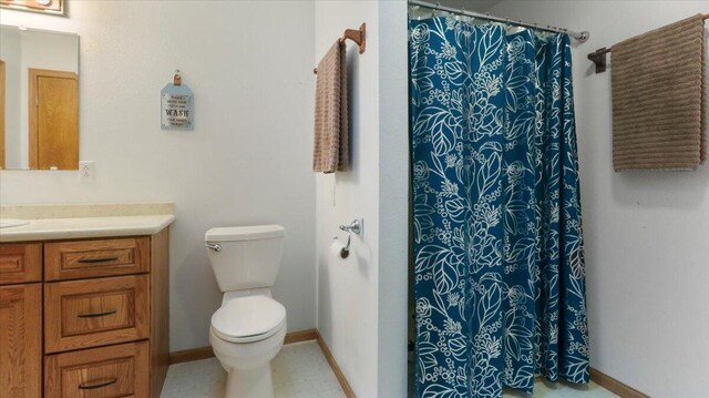 3837 Lazy Acres Rd, Protem, MO 65733 - full bath featuring vanity and a shower with curtain