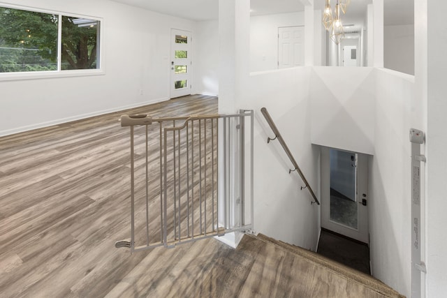 5295 E Farm Road 138, Springfield, MO 65809 - stairs with wood finished floors and baseboards