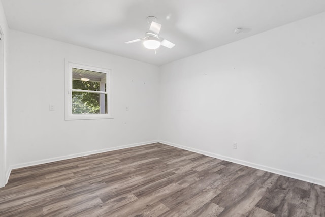 5295 E Farm Road 138, Springfield, MO 65809 - spare room with wood finished floors and ceiling fan