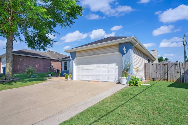 855 Birch St, Nixa, MO 65714 - view of home's exterior with concrete driveway and an attached garage