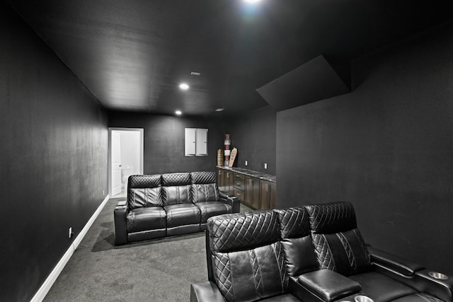 13030 County Lane 228, Oronogo, MO 64855 - cinema with carpet flooring, a bar, and recessed lighting