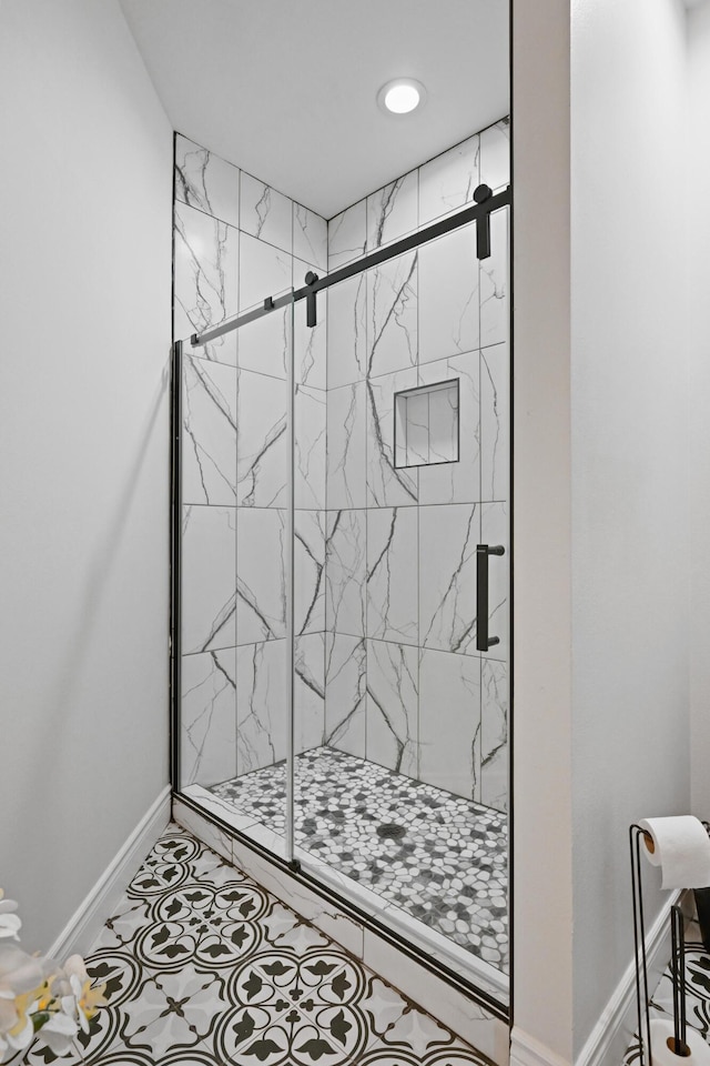 13030 County Lane 228, Oronogo, MO 64855 - bathroom with a shower stall and recessed lighting