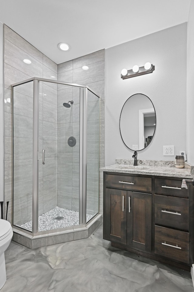 13030 County Lane 228, Oronogo, MO 64855 - full bathroom with vanity and a stall shower