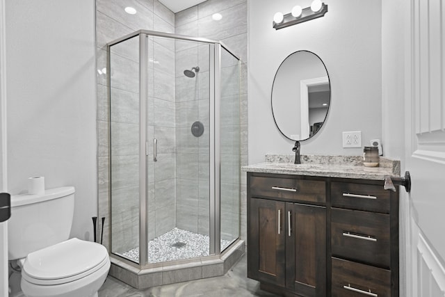 13030 County Lane 228, Oronogo, MO 64855 - bathroom featuring vanity and a stall shower