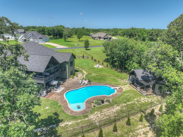 13030 County Lane 228, Oronogo, MO 64855 - view of swimming pool with a diving board and a patio area