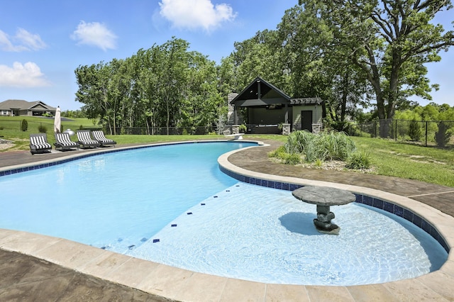 13030 County Lane 228, Oronogo, MO 64855 - view of pool featuring a diving board and view of scattered trees