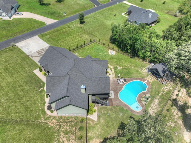 13030 County Lane 228, Oronogo, MO 64855 - aerial view of property's location with a pool area