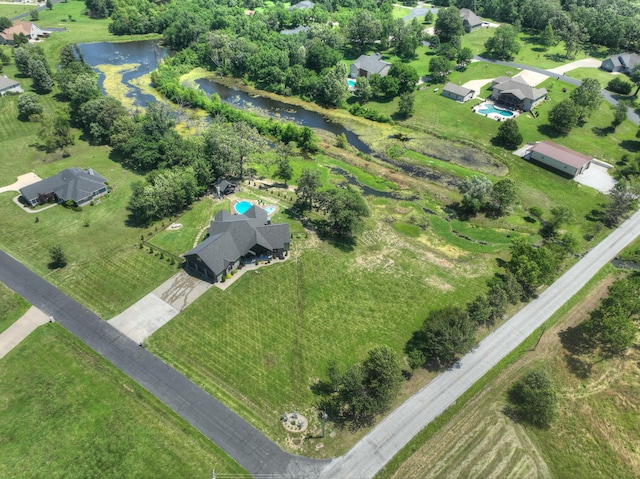 13030 County Lane 228, Oronogo, MO 64855 - aerial view of property and surrounding area with a large body of water
