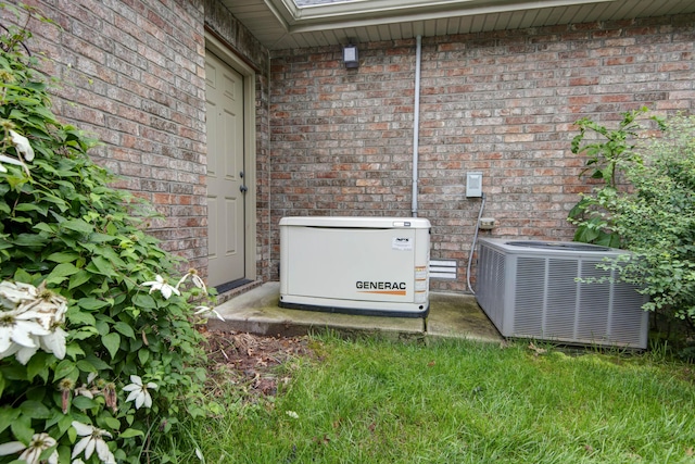 5795 S Wedgewood Ave, Springfield, MO 65810 - exterior view of a power unit and brick siding
